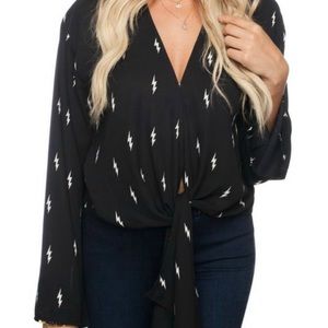 Buddy Love “Gayle” Lightning Bolt top